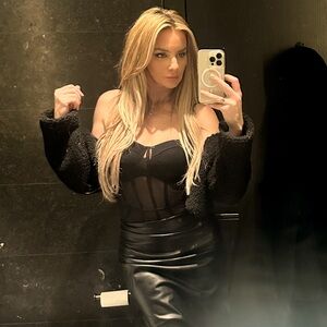 Sheer body suit with corset type top